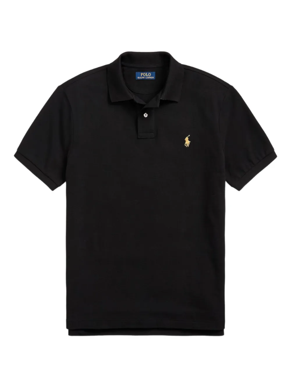 Polo Ralph Lauren Polo Pony Cotton Polo Shirt In Black