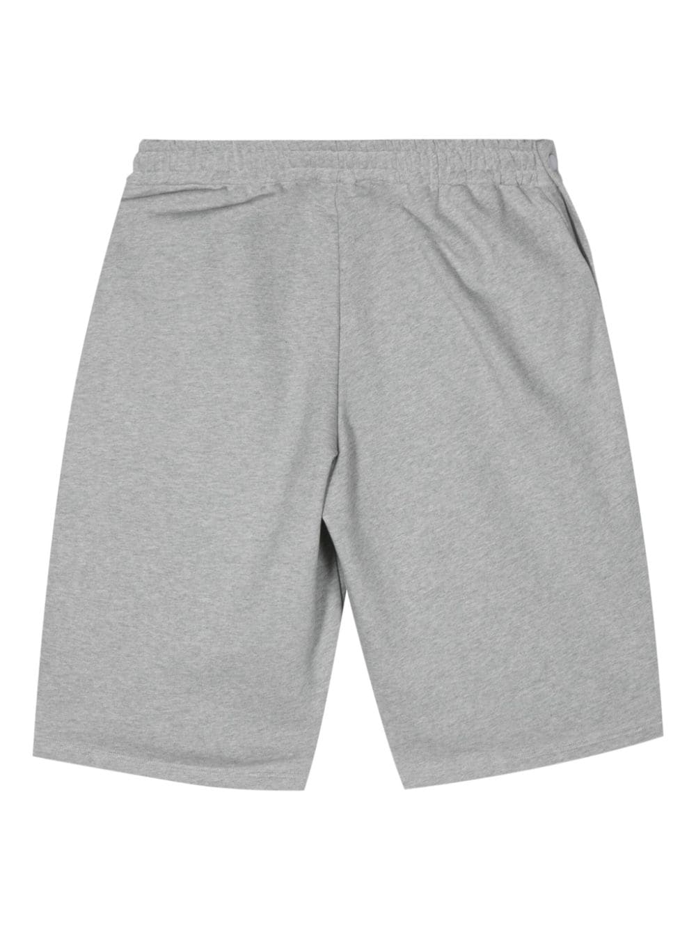 Shop Y/project Layered-detail Cotton Shorts In Grey