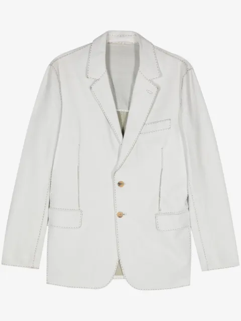Fendi Pre-Owned 2000 single-breasted leather blazer
