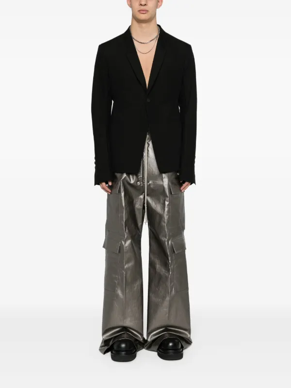 【関税込み】Rick Owens ブラック Lido テーラードジャケット Rick Owens Lido ジャケット | ブラック | FARFETCH JP