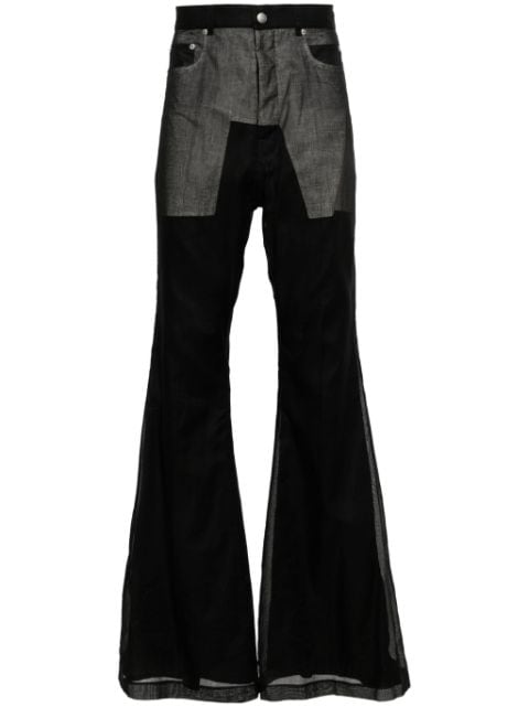 Rick Owens Lido bolan bootcut trousers