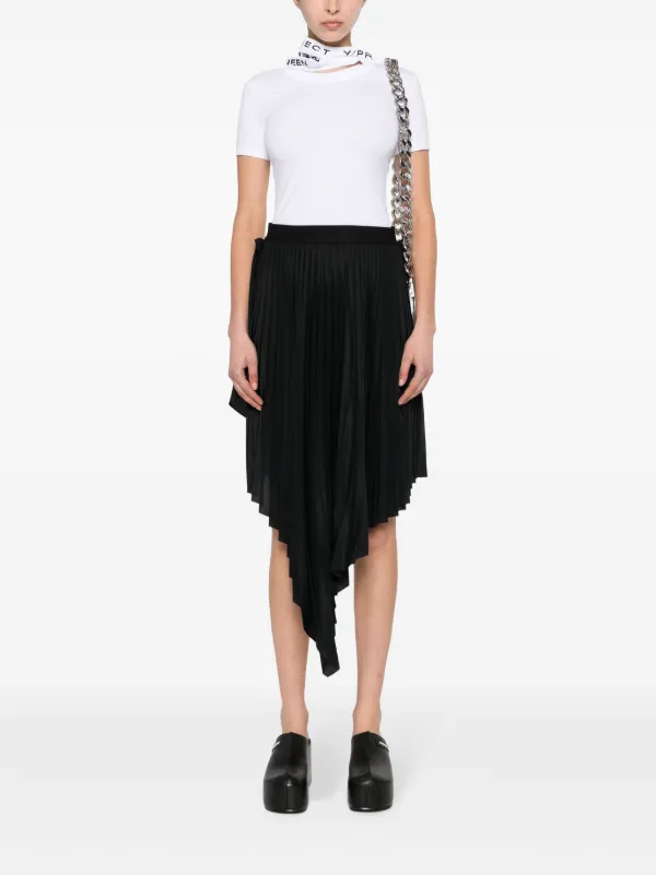 Y/Project Evergreen triple-collar T-shirt | White | FARFETCH