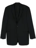 Giorgio Armani Pre-Owned 2000s single-breasted striped blazer - Blue