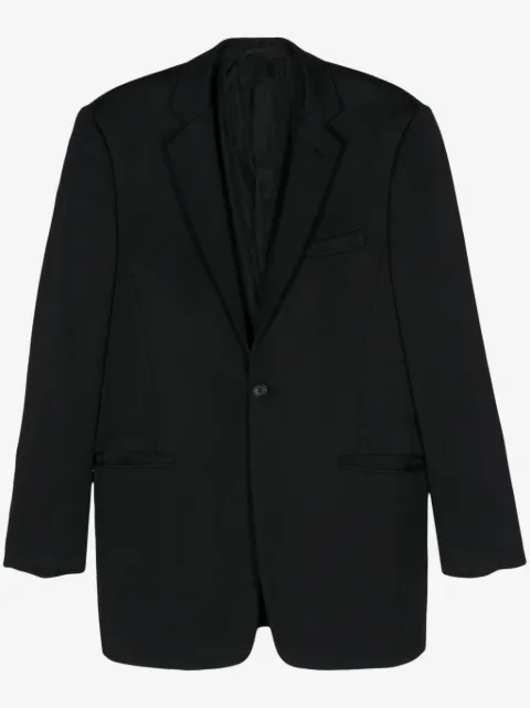Giorgio Armani Pre-Owned 2000s single-breasted striped blazer