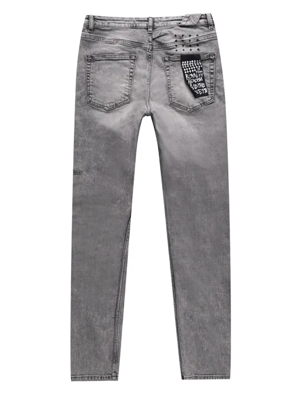 Ksubi Van Winkle Thrifted Jeans | Grey | FARFETCH
