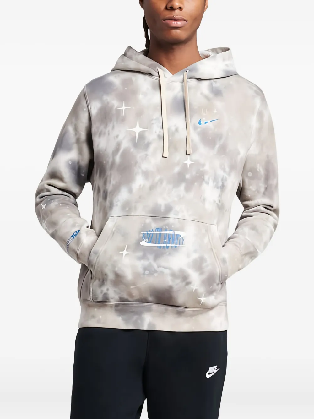 Nike tie-dye hoodie | Neutrals | Image 1