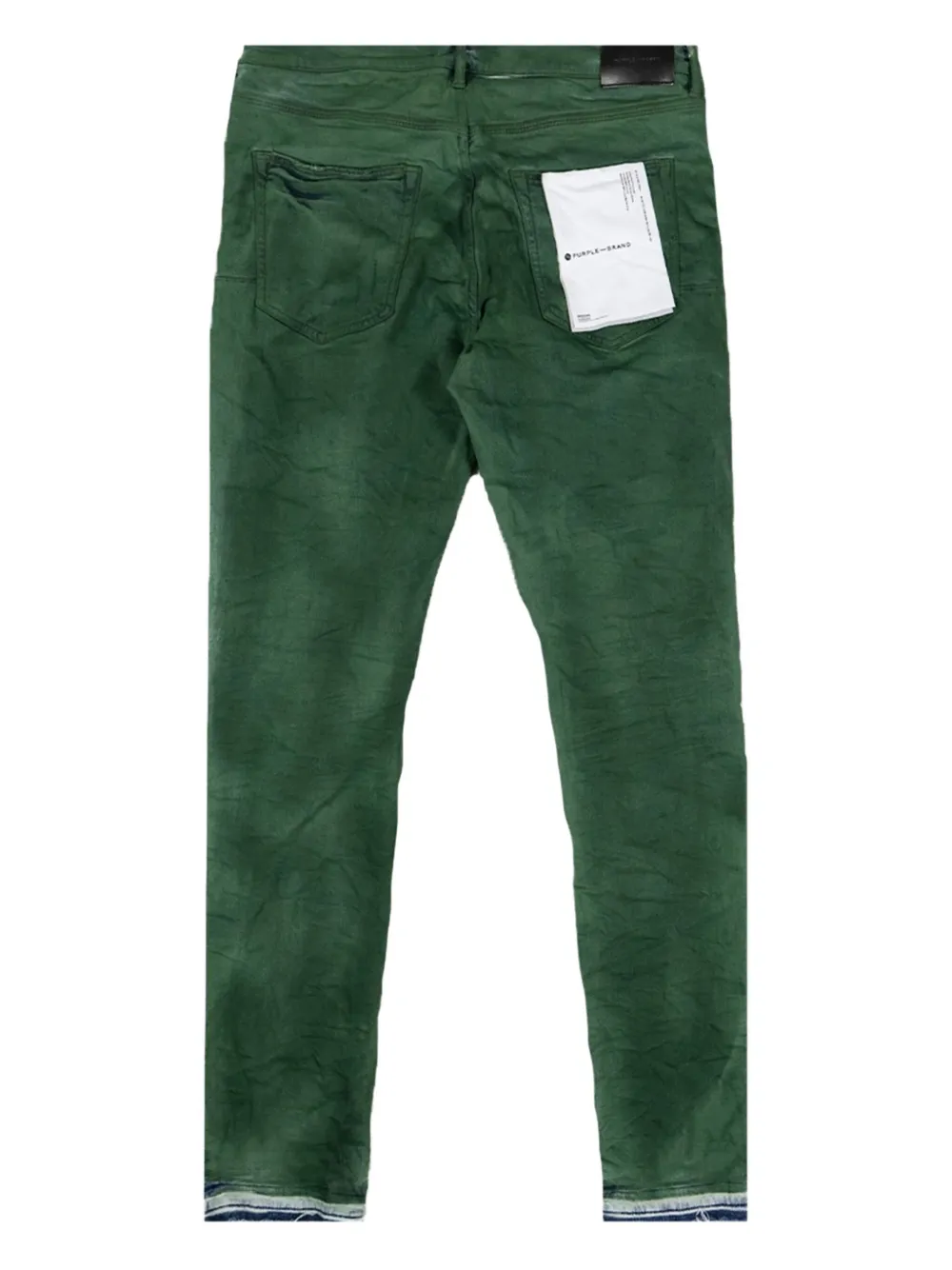 Purple Brand Low-rise skinny jeans - Groen