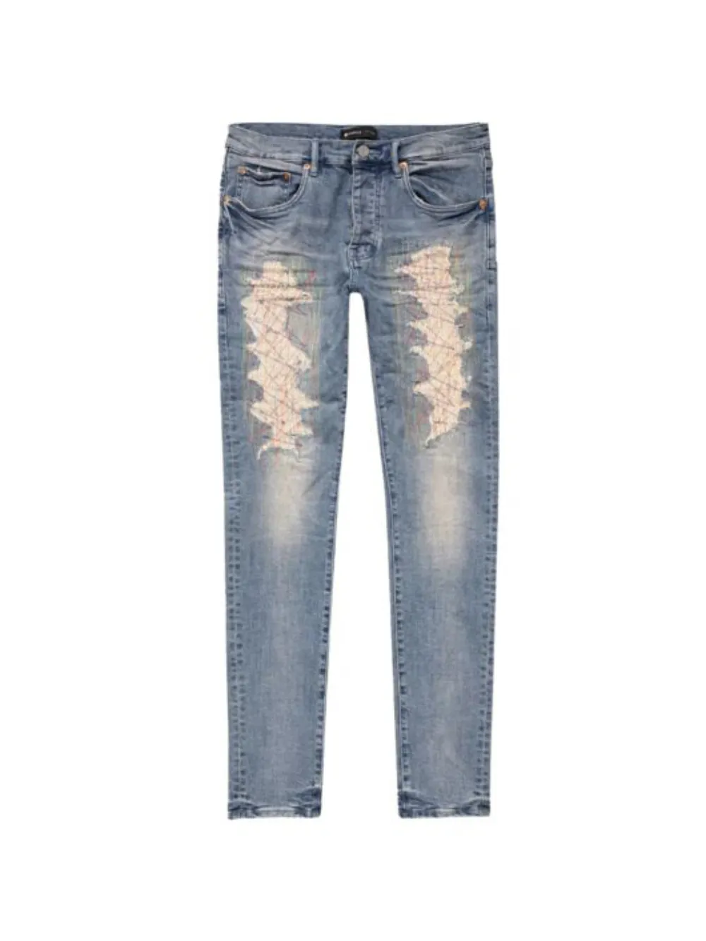Purple Brand Jeans dritti - Blu
