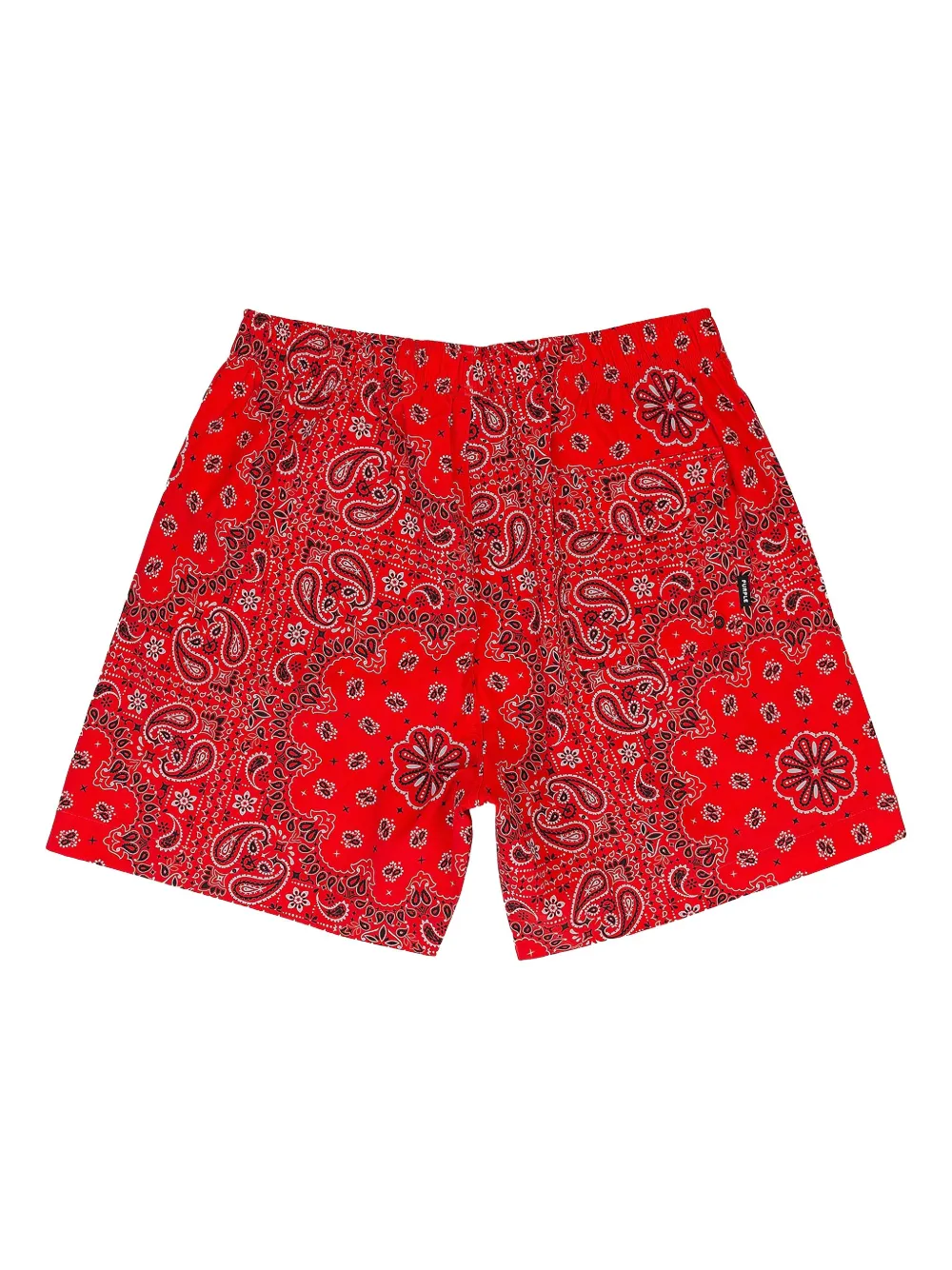 Purple Brand bandana-print "Fiery Red" shorts - Rood