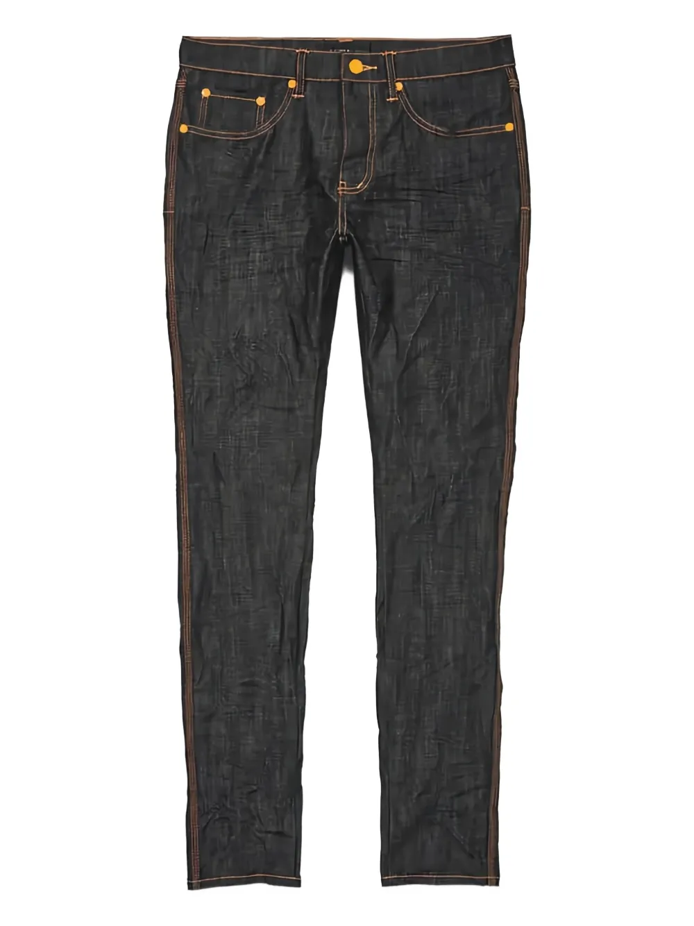 Purple Brand Jeans skinny con dettaglio cuciture - Nero