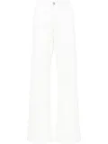 Bonpoint high-waisted flared jeans - White