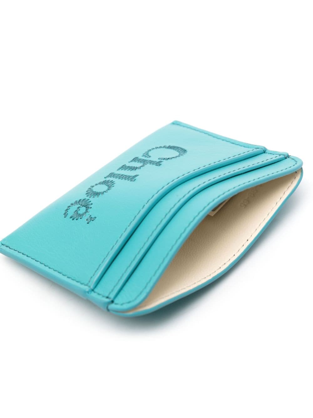 Shop Chloé Sense Card Holder In Blue