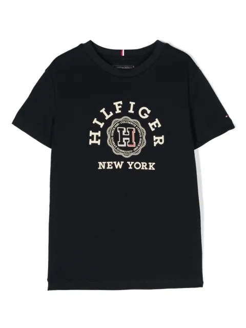 Tommy Hilfiger Junior logo-print cotton T-shirt