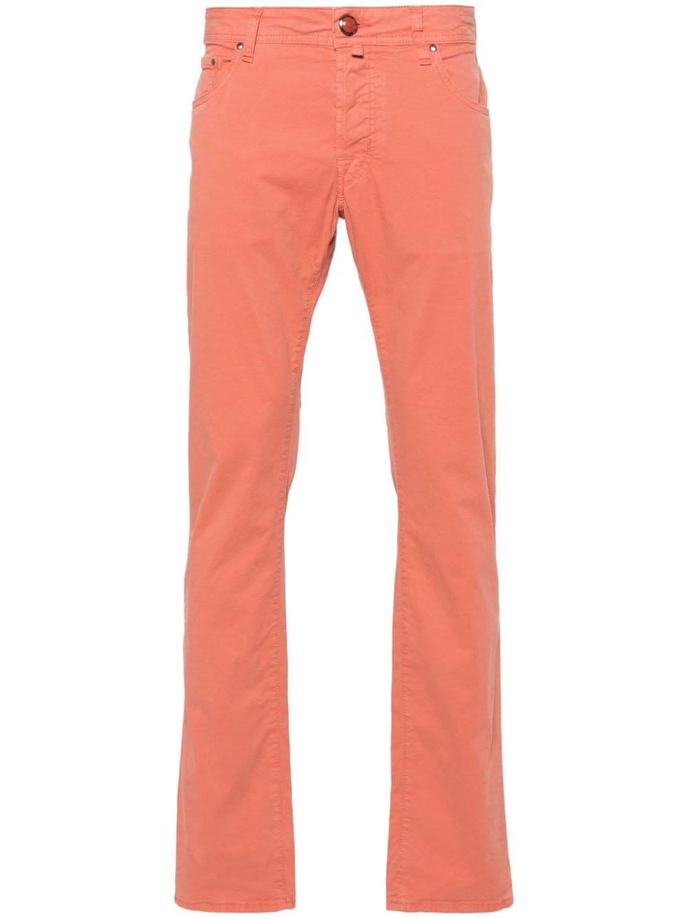 Jacob Cohen Nick Slim-fit Trousers In Orange