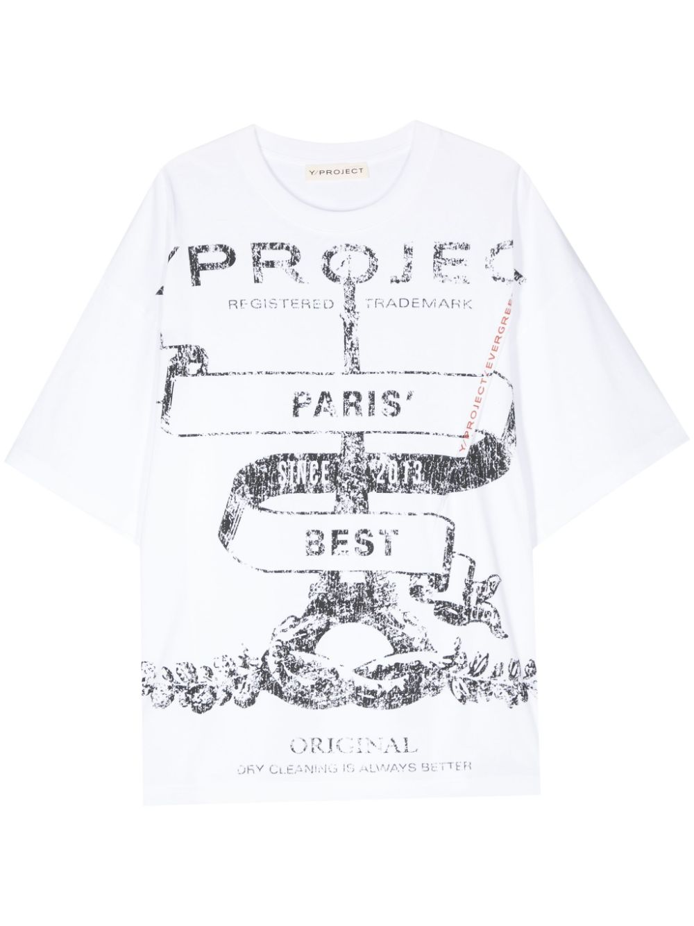 Y/PROJECT PARIS' BEST-PRINT T-SHIRT