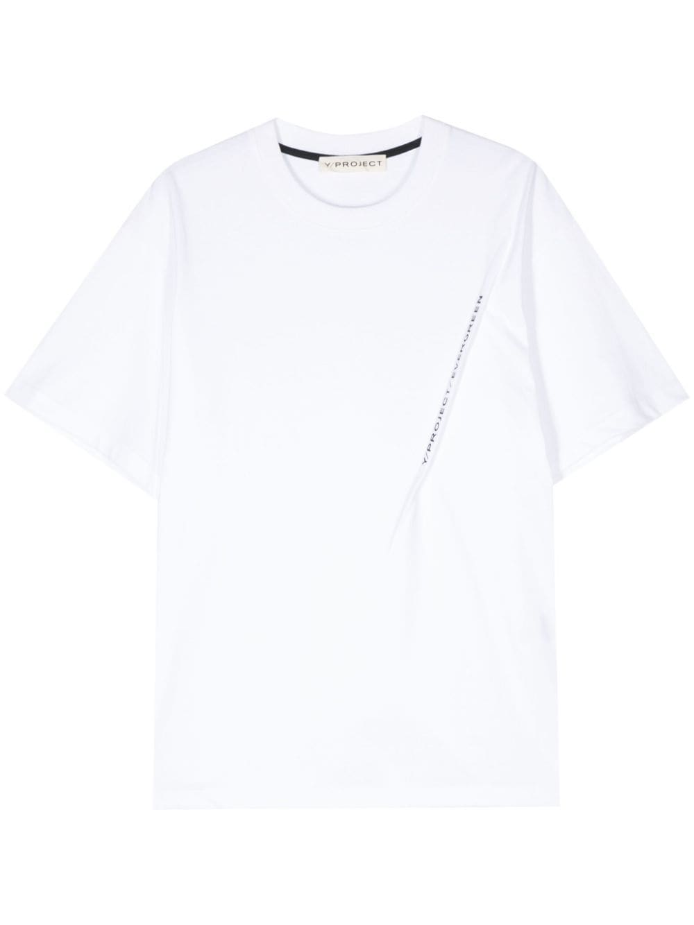 Shop Y/project Logo-print T-shirt In White