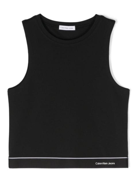 logo-waistband tank top