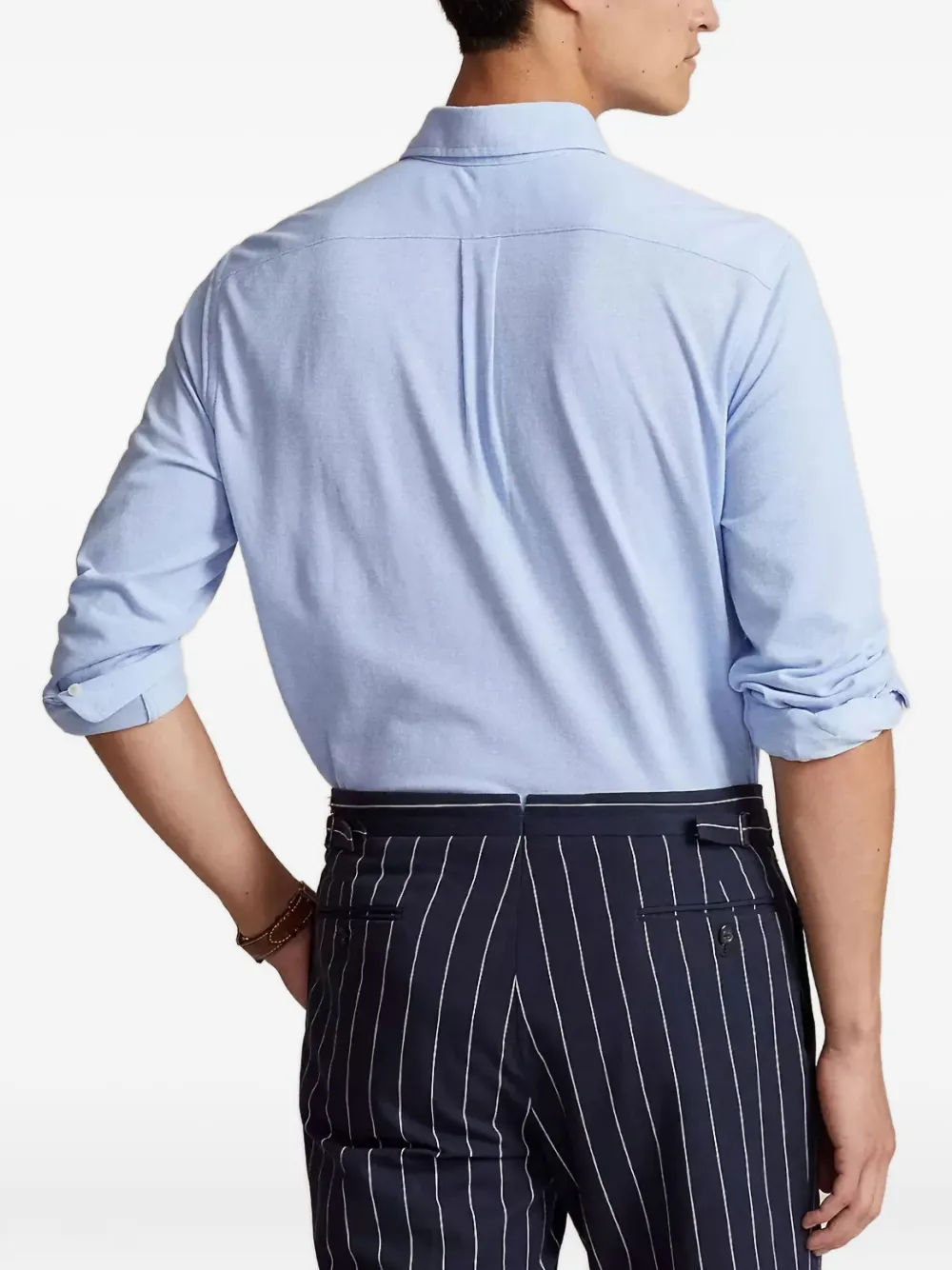 Polo Ralph Lauren Slim Fit Oxford Shirt In Blue