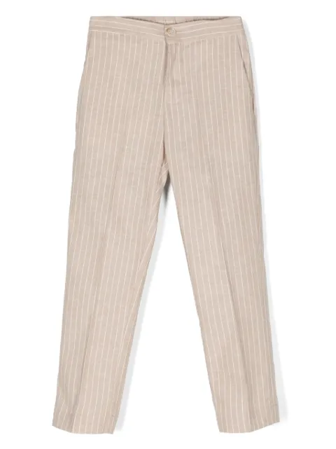 Paolo Pecora Kids pinstriped tailored trousers