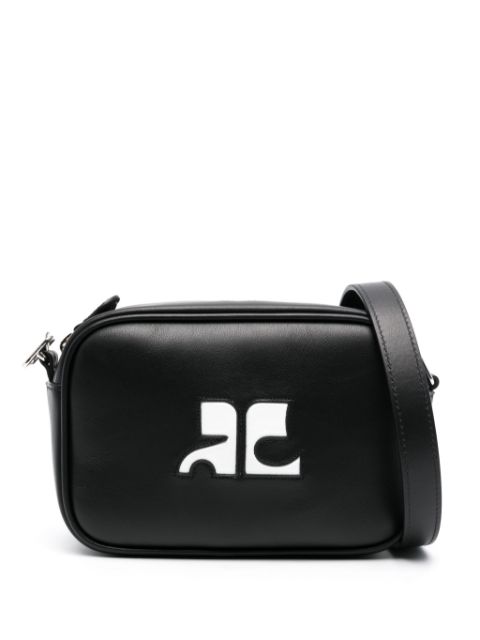 Courrèges Reedition leather camera bag