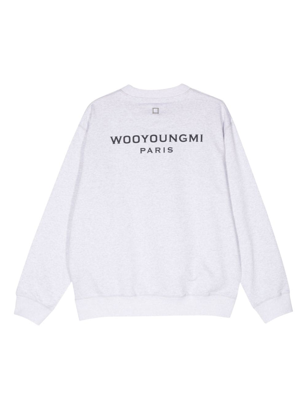 Shop Wooyoungmi Logo-embroidered Sweatshirt In Grey