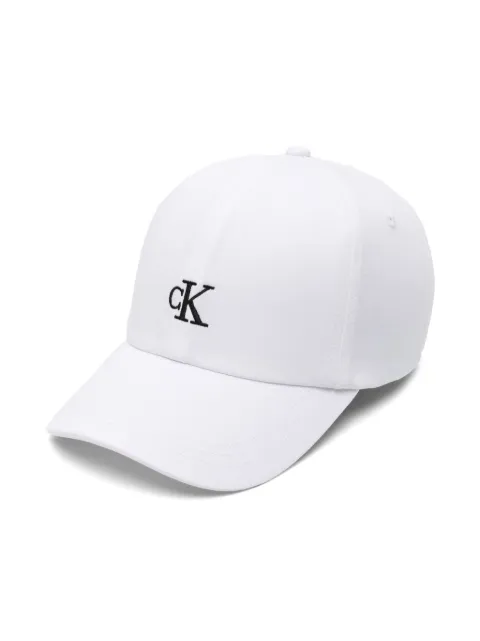 Calvin Klein Kids logo-embroidered cotton cap