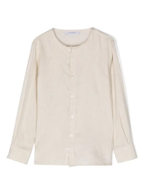 Paolo Pecora Kids Kraagloos shirt