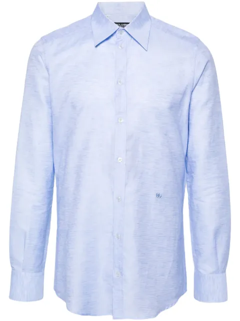 Dolce & Gabbana embroidered-logo shirt 