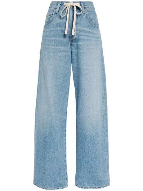Citizens of Humanity Brynn drawstring-waist cotton jeans