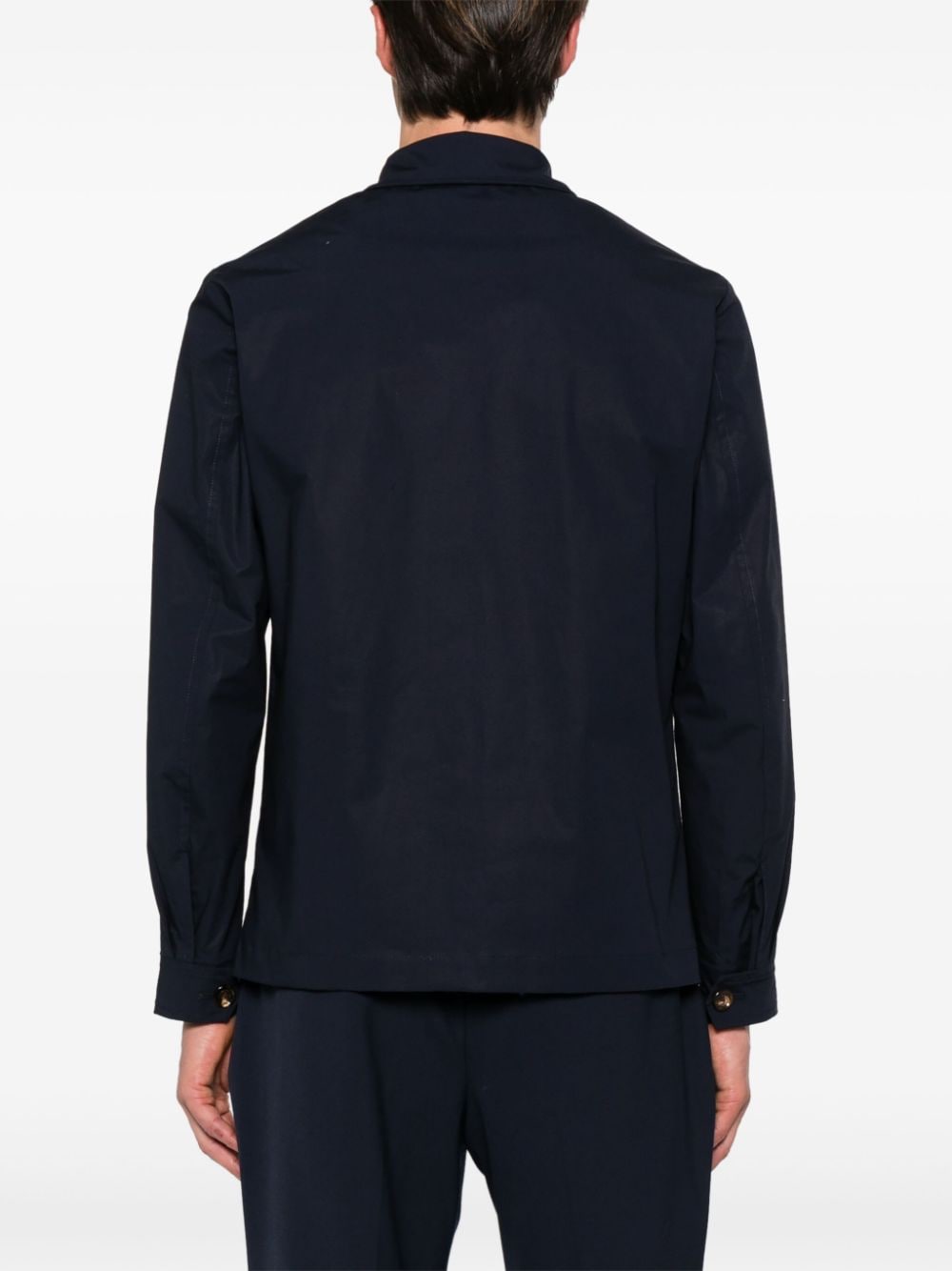 Shop Kired Leo Shirt Jacket In Blue