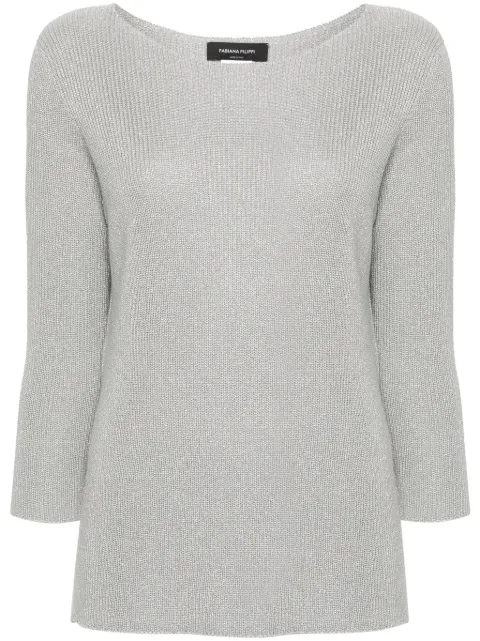Fabiana Filippi metallic-threading jumper