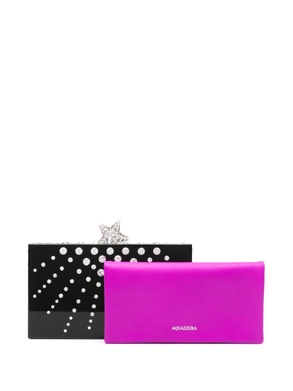 Aquazzura Starlight crystal-embellished clutch Women