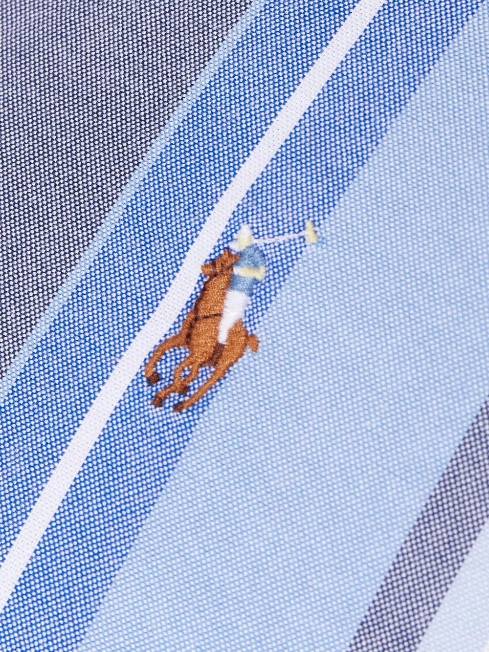 Polo Ralph Lauren Gestreept overhemd met lange mouwen Blauw