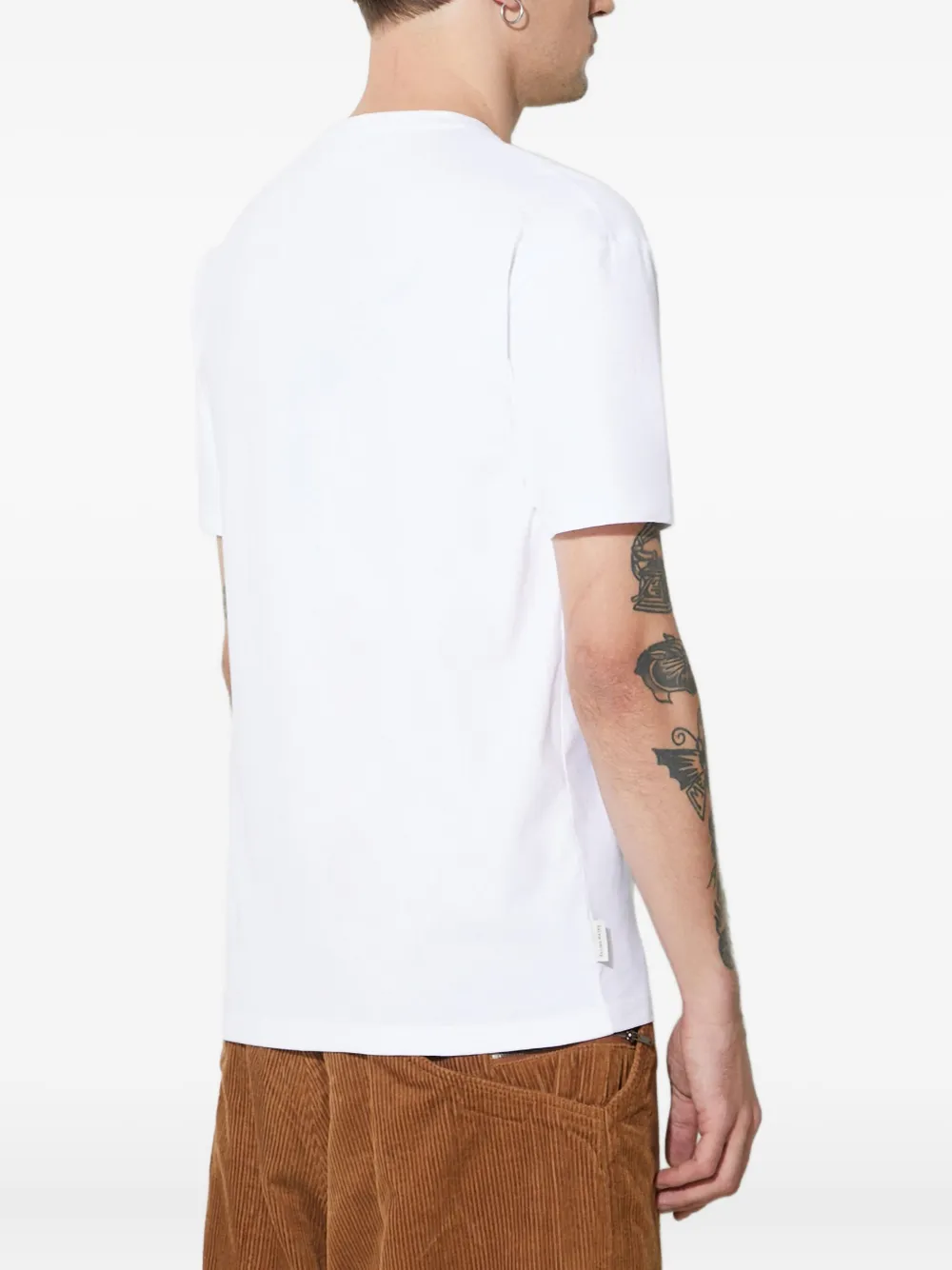 Filling Pieces Logo-detail T-shirt In White