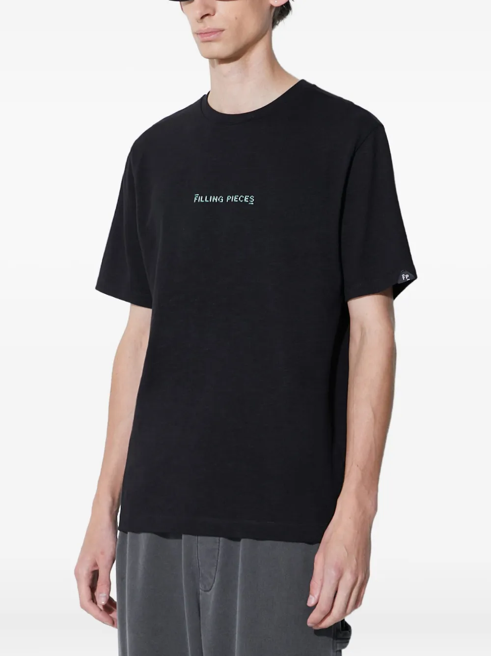 Filling Pieces T-shirt met grafische print Zwart