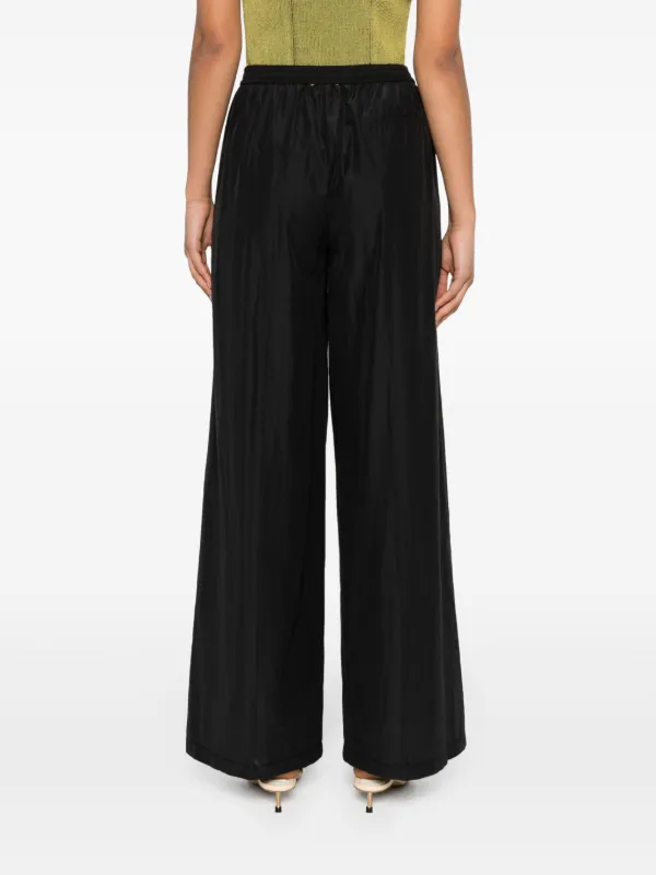 59000円+税→9990円　forte forte ロングフレアーパンツ Forte Forte high-waisted wide-leg Trousers | Black | FARFETCH JO