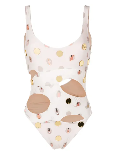 Amir Slama traje de baño con estampado gráfico