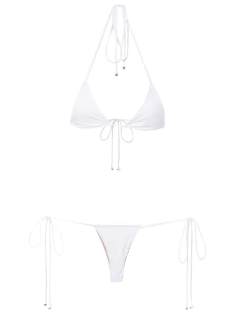 Amir Slama bikini estilo triángulo con cuello halter