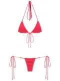 Amir Slama halterneck two-piece bikini - Red