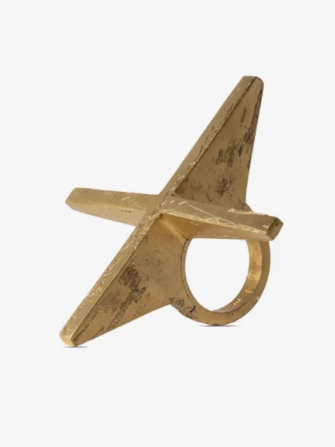 Parts of Four Sistema burnished-effect ring