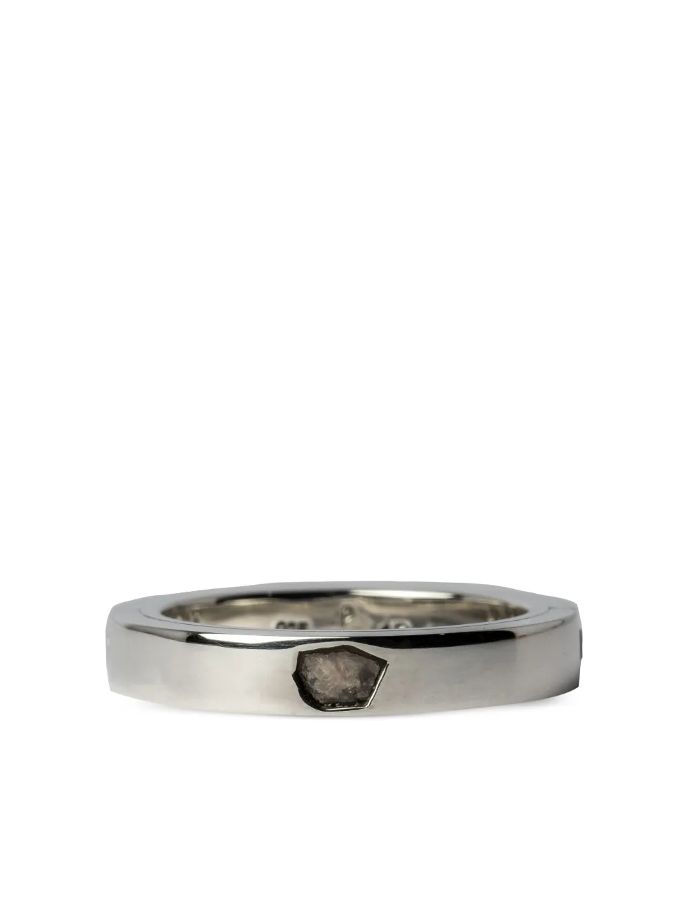 PARTS OF FOUR SISTEMA STERLING-SILVER DIAMOND RING