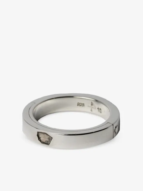 Parts of Four Sistema sterling-silver diamond ring