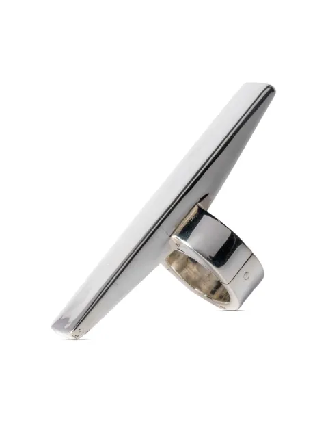 Parts of Four Sistema Rotated Bridge sterling silver ring