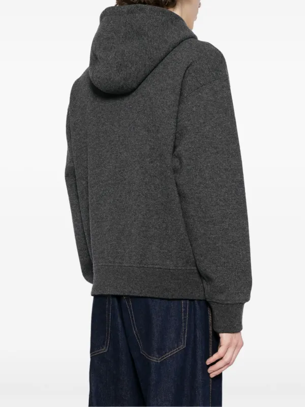 Givenchy logo-embroidered zip-up Hoodie | Grey | FARFETCH Givenchy logo-embroidered zip-up Hoodie | Grey | FARFETCH