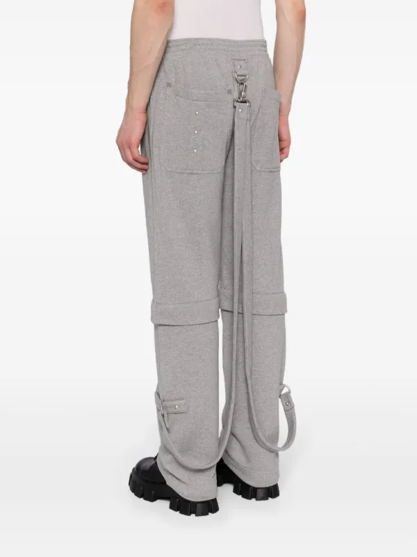 Givenchy detachable-leg Cotton Track Pants | Grey | FARFETCH ID