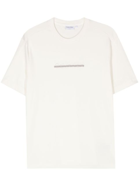 Calvin Klein logo-embossed T-shirt