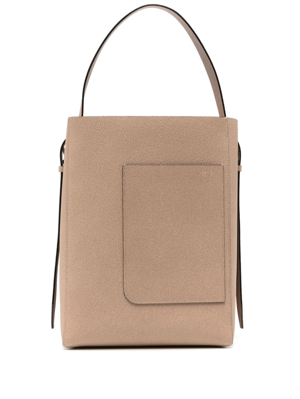 Valextra Medium Soft Bucket Leather Bag In Brown