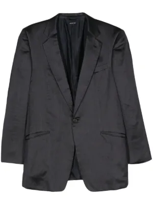 Giorgio Armani Pre-Owned 1990s ウールジャケット | グレー | FARFETCH JP