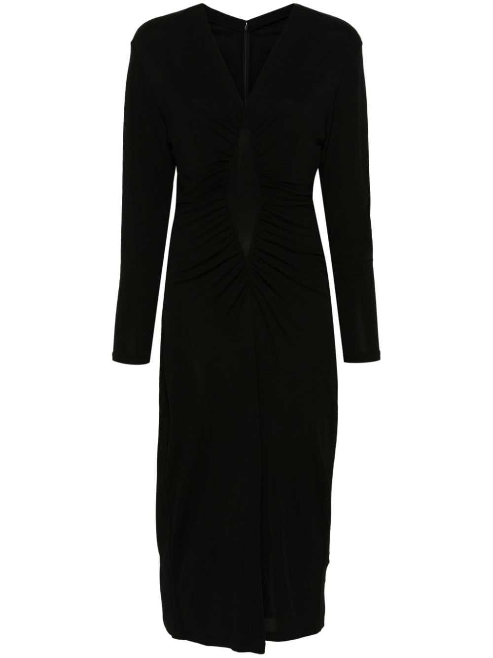 Diane Von Furstenberg Mandana Midi Dress In Black