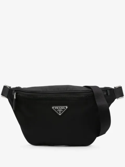 Prada Re-Nylon and Saffiano leather belt bag